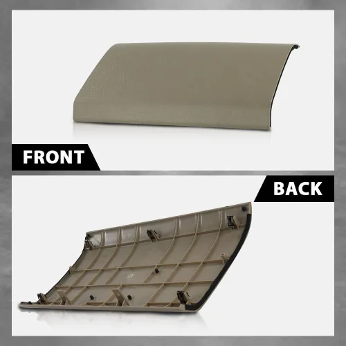 Vista 7 de G-PLUS Cubierta del Panel del Bisel del Tablero Lado del Pasajero Guantera Superior Compatible con Ford F150 2004 2005 2006 2007 2008 Beige