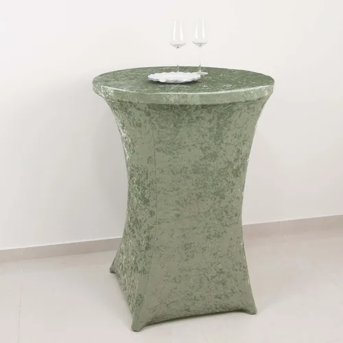Vista 10 de Efavormart - Funda para mesa de cóctel, color beige