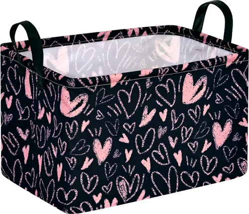 Vista 45 de Cesta de almacenamiento vacía para niños, organizador de almacenamiento impermeable de béisbol, cestas plegables con asas para mujeres, cesta
