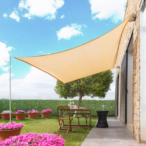 Vista 8 de Toldo Vela de Sombra Rectangular Shazail InnovaGoods 2 x 3 m