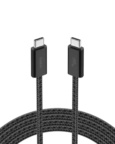 Vista 20 de Belkin Cable USB C a USB C, 3.3 pies, 60 W, cargador tipo C, cable de carga para iPhone, suave, trenzado, flexible para iPhone 16, Galaxy S25, Pixel