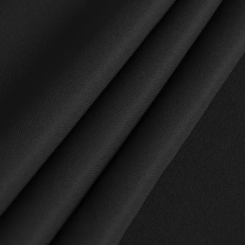 Vista 5 de sancua Mantel rectangular negro de 60 x 84 pulgadas con mantel redondo negro de 60 pulgadas, resistente al agua y a las manchas y derrames, mantel
