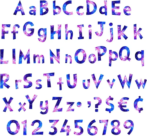 Vista 10 de Tenare Juego de 134 letras para tablón de anuncios de 5 pulgadas, letras del alfabeto, números y letras para tablero de anuncios, decoración