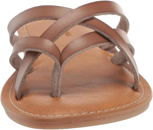 Vista 2 de Tienda Essentials Sandalias planas con tiras para mujer