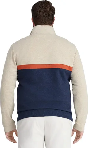 Vista 2 de IZOD Sudadera de forro polar con cremallera de un cuarto para hombre