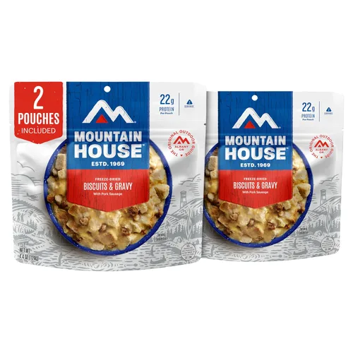 Vista 9 de Mountain House granola con leche y arándanos Comida liofilizada para mochileros y camping Pack de 6