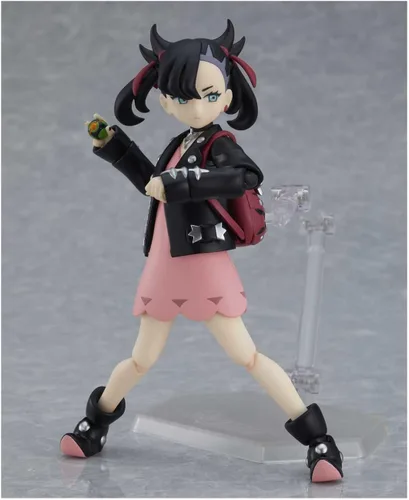 Vista 4 de Pokemon Center: Figura de acción de Figma Marnie con Morpeko