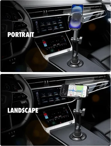 Vista 8 de Bracketron TripGrip - Soporte para teléfono para teléfono, soporte universal para teléfono para automóvil, rotación de 360°, se adapta a