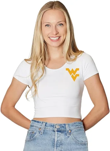 Vista 125 de Lojobands Camiseta corta ajustada para mujer, hecha en Estados Unidos, talla única