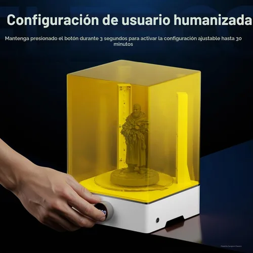 Vista 5 de ELEGOO Mercury X Bundle, máquina de lavado y curado para modelos grandes impresos en 3D con resina, compatible con impresoras Saturn, Mars MSLA