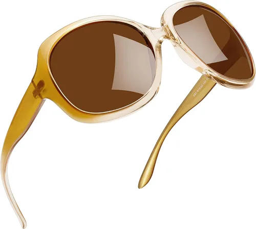 Vista 226 de Joopin Lentes de sol de gran tamaño para mujer, polarizados, grandes, para conducción, protección UV, grandes sombras