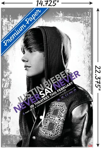 Vista 3 de Justin Bieber - Póster de pared con alfileres de empuje