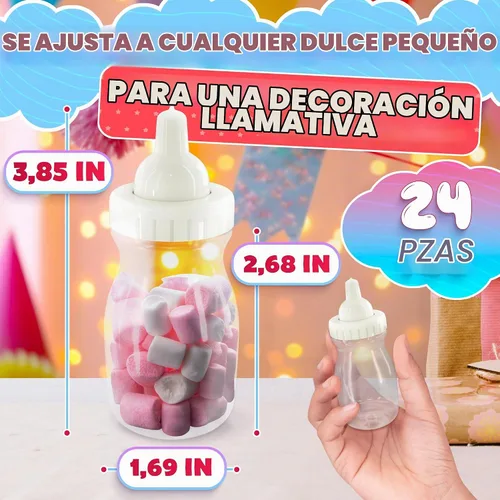 Vista 2 de Botellas pequeñas transparentes rellenables, 24 piezas para mamá