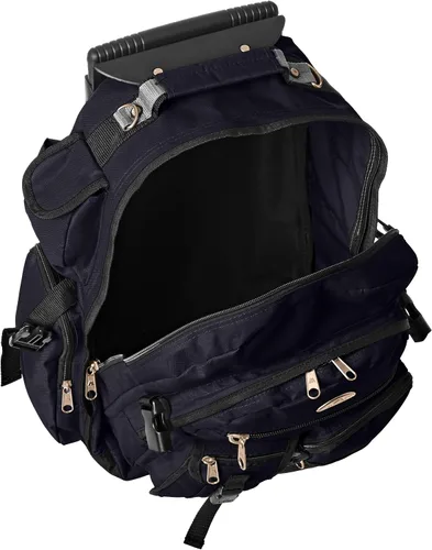 Vista 8 de Everest DeluxeMochila con ruedas., Marino), 5045WH-NY