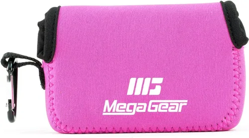 Vista 12 de Megagear Canon Powershot Sx730 Hs, Sx720 Hs, Sx710 Hs, G16, G15 Funda de neopreno ultra ligera para cámara, con mosquetón, color negro - MG1245