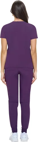 Vista 3 de Natural Uniforms Conjunto deportivo elástico esencial para mujer