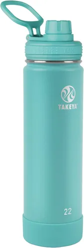 Vista 42 de Takeya Actives Botella de Agua con Tapa de Boquilla, Botella con Doble Aislamiento de Acero Inoxidable, Apta para Lavavajillas y Sin BPA, Botella