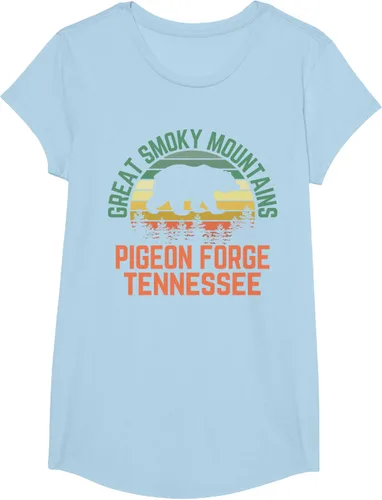 Vista 15 de Camiseta Pigeon Forge Great Smoky Mountains National Park Tennessee, Negro, S