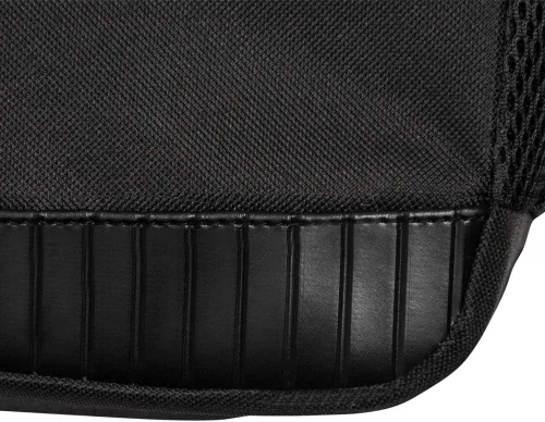 Vista 5 de STAR WARS Mochila mandaloriana negra - Bolsa acolchada de malla de aire de 18 pulgadas de Star Wars, Mando Niño y el Sol, 18 x 12 x 6, Portátil