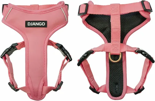 Vista 10 de DJANGO Arnés para perro Adventure - Acolchado y ajustable - Negro, pequeño