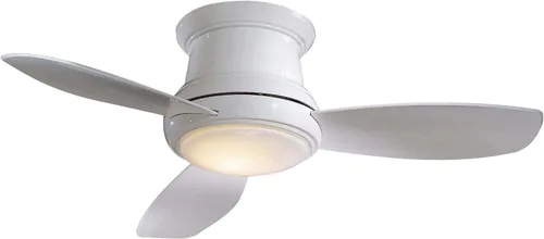 Vista 2 de Minka - Ventilador de techo modelo Aire F519-WH, Concept II de 52” con luz y control remoto, color blanco