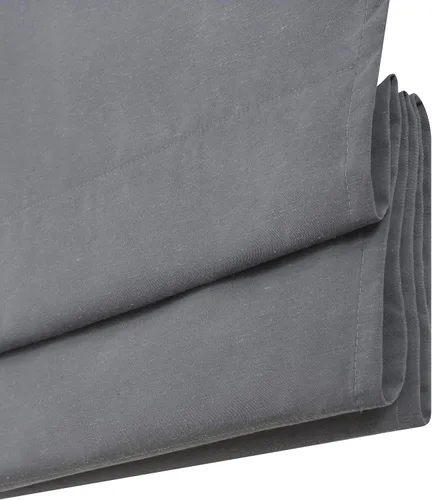Vista 5 de Eclipse Dillan - Persiana romana térmica opaca sin cordón para ventana para sala de estar, 31 x 64 pulgadas, color gris