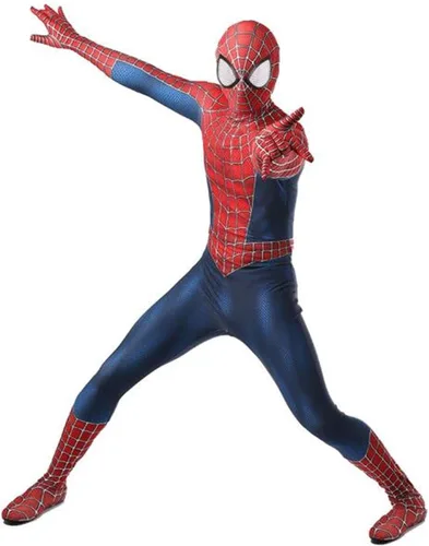 Vista 5 de Disfraz Zentai de superhéroe de elastano con estampado 3D para adultos