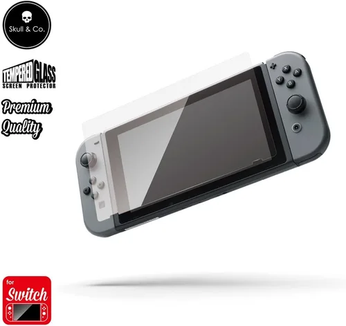 Vista 2 de Skull & Co. Protector de pantalla de vidrio templado para Nintendo Switch (paquete de 2)