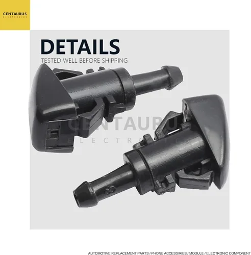 Vista 4 de CENTAURUS 4805742AB - Kit de chorro de pulverización de boquilla de limpiaparabrisas (juego de 2) repuesto para 01-10 Pt Cruiser, 05-10 300, 06-10