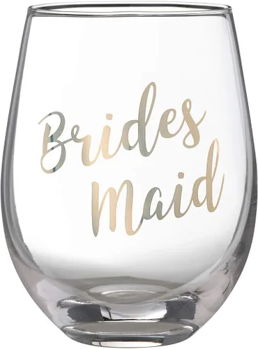 Vista 6 de Lillian Rose Copa de vino sin tallo Gold Bride, altura 4.75 pulgadas (G115 BR)