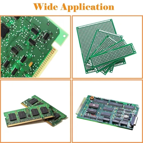 Vista 5 de 48 piezas de kit de placa PCB de doble cara para soldadura DIY y prototipos de placas de circuito para proyectos electrónicos, compatible con kits