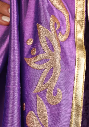 Vista 6 de Disfraz Premium de Rapunzel para Mujer Talla Plus Multicolor
