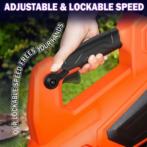Vista 4 de Soplador de hojas inalámbrico compatible con batería Dewalt 20V Max, con 2 baterías de 4.0Ah y cargador, soplador de hojas eléctrico hasta 160MPH