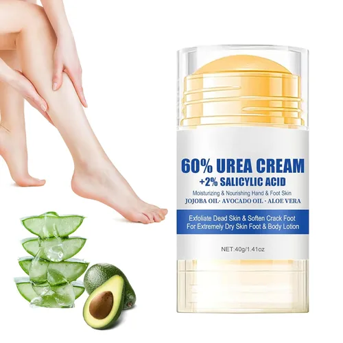 Vista 17 de Crema Hidratante y Antigrietas para Pies, Crema de 2025 ml Hidratante y Alivio de Grietas y Sequedad para Pies, Crema de Reparación para Manos