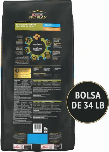 Vista 5 de Purina Pro Plan Focus - Fórmula para el control de peso de raza grande para adultos, 34 libras