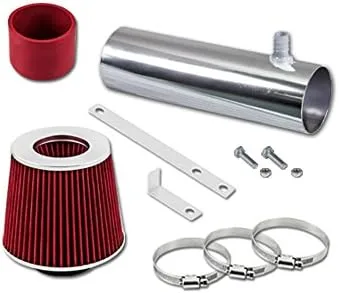 Vista 2 de Kit de admisión de aire Ram corto negro + filtro compatible con Chevrolet Impala SS Caprice 94-96 4.3L / 5.7L V8