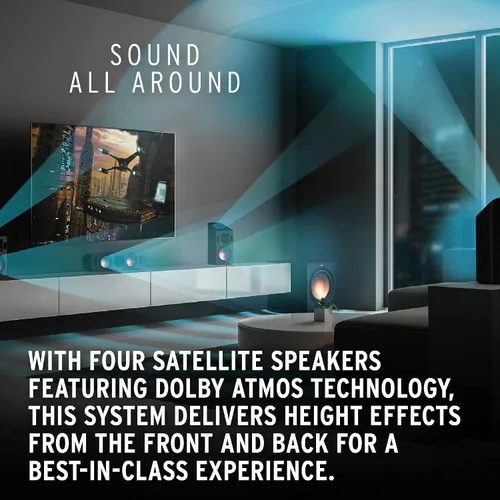 Vista 8 de Klipsch Referencia Cinema Dolby Atmos 5.1.4 Sistema