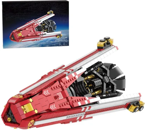 Vista 8 de FunXylophy Starship - Juego de bloques de construcción, colección Expedition Space Adventure, kit de construcción para adultos, 1888