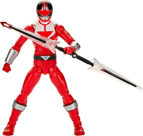 Vista 5 de Power Rangers Lightning Collection Time Force Red Ranger - Figura de acción coleccionable de 6 pulgadas con accesorios