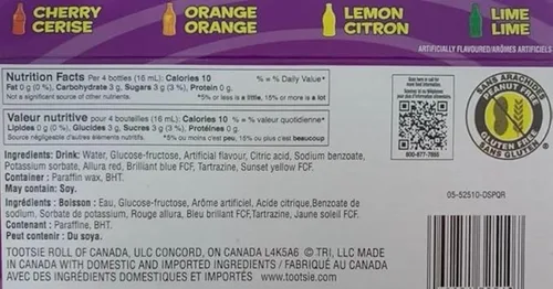 Vista 2 de 8 botellas de cera (paquete de 1) bebidas de azúcar auténticos caramelos Nik-L-Nip Throwback