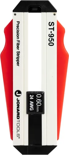 Vista 11 de Jonard Pelacables con precisión ajustable, 3-57/64" de longitud x 1-19/32" de altura x 19/32" de grosor, 1