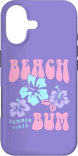 Vista 32 de Coconut Girl Beach Bum - Carcasa para iPhone 16, diseño de moda de los años 90