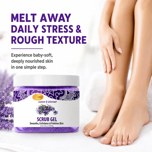 Vista 7 de SPA REDI Gel exfoliante de piedra pómez – Removedor de callos y exfoliante de pedicura con ácido hialurónico Sin sulfatos Sin crueldad animal