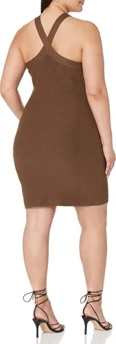 Vista 6 de The Drop Vestido tipo suéter midi estilo halter Brunia para mujer