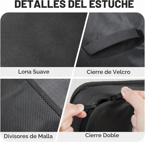 Vista 5 de Bolsa de herramientas AVID POWER, estuche de almacenamiento de herramientas de 12 pulgadas, adecuada para taladro inalámbrico, inflador