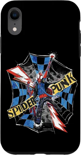 Vista 25 de Marvel Spider-Man: Across The Spider-Verse - Carcasa para iPhone 17, diseño de Spider-Punk