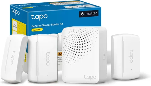 Vista 12 de Kit de inicio del sensor Tapo de TP-Link: "1 x Hub H100" + "1 x Sensor de movimiento T100" + "1 x Sensor de contacto T110