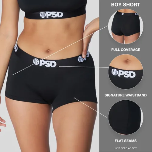 Vista 6 de PSD Underwear Womens Boyshorts - Care Bears, Comfortable Boy Shorts Underwear for Women Packs & Singles