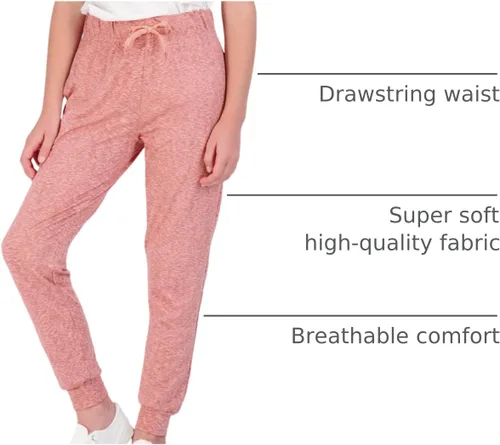 Vista 35 de Real Essentials Paquete de 3: pantalones deportivos casuales para niñas (de 7 a 16 años)
