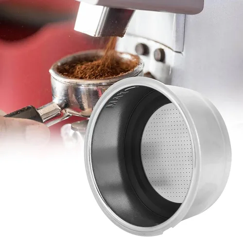 Vista 4 de Haofy Cesta de filtro de café, tazas de filtro de café desmontables, accesorio de filtro de máquina de café de acero inoxidable para oficina en casa